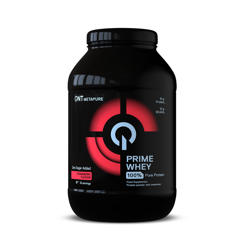 Prime Whey Protéine QNT Fraise 908 g, protéine whey en poudre