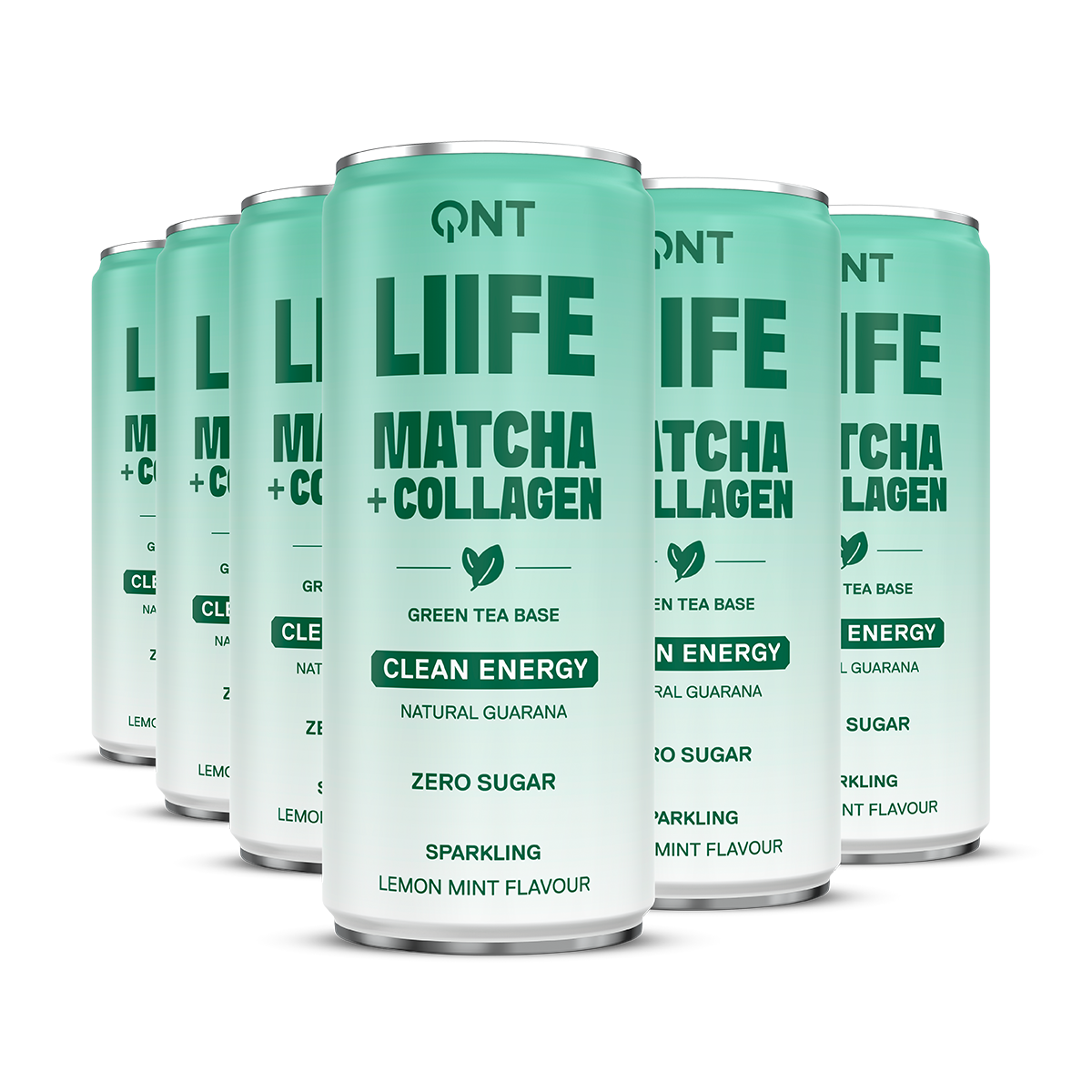 Boisson Energy Collagen Matcha QNT thé vert citron-menthe 250 ml