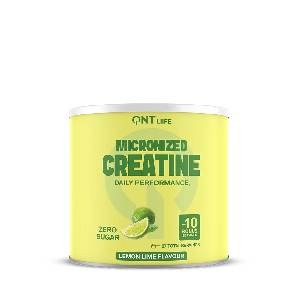 QNT LIIIFE Créatine Micronisée Citron Citron Vert 350 g – zéro sucre