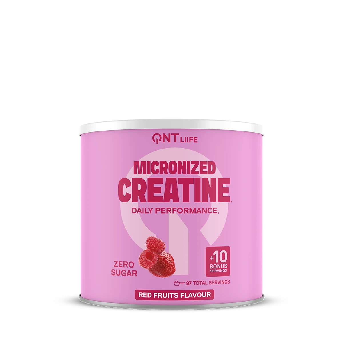 QNT LIIIFE Créatine Micronisée Fruits Rouges 350 g – zéro sucre