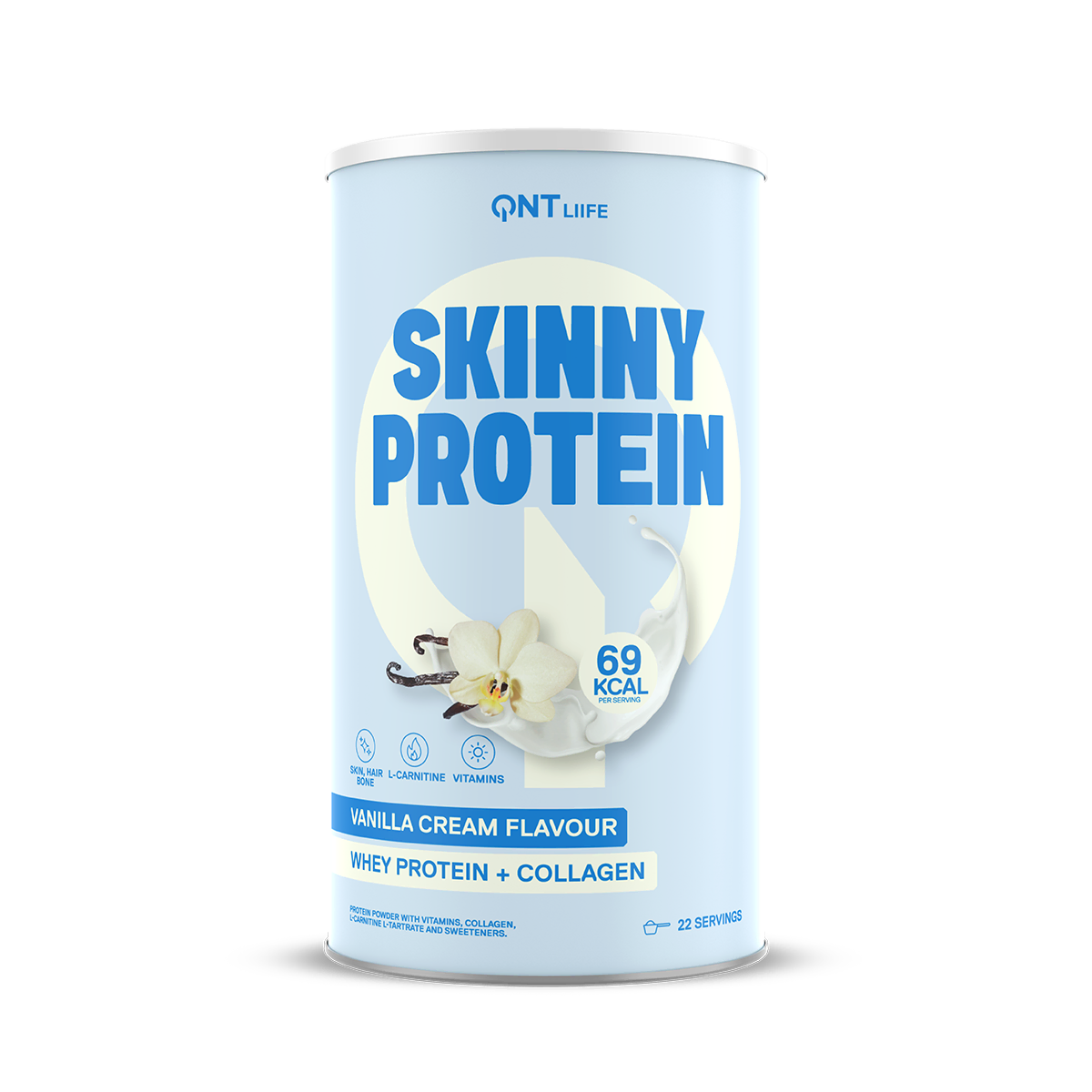 Protéine QNT Skinny Protein glace à la vanille 440 g