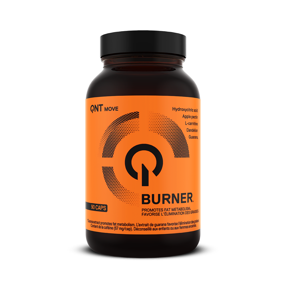 Complément alimentaire QNT Fat Burner, formule brûleur de graisses en gélules pour personnes actives