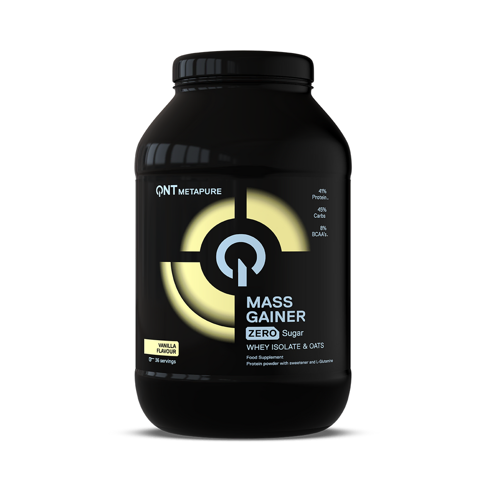 Metapure Mass Whey Protéine Isolate QNT Vanille, protéine whey isolate pour prise de masse en poudre