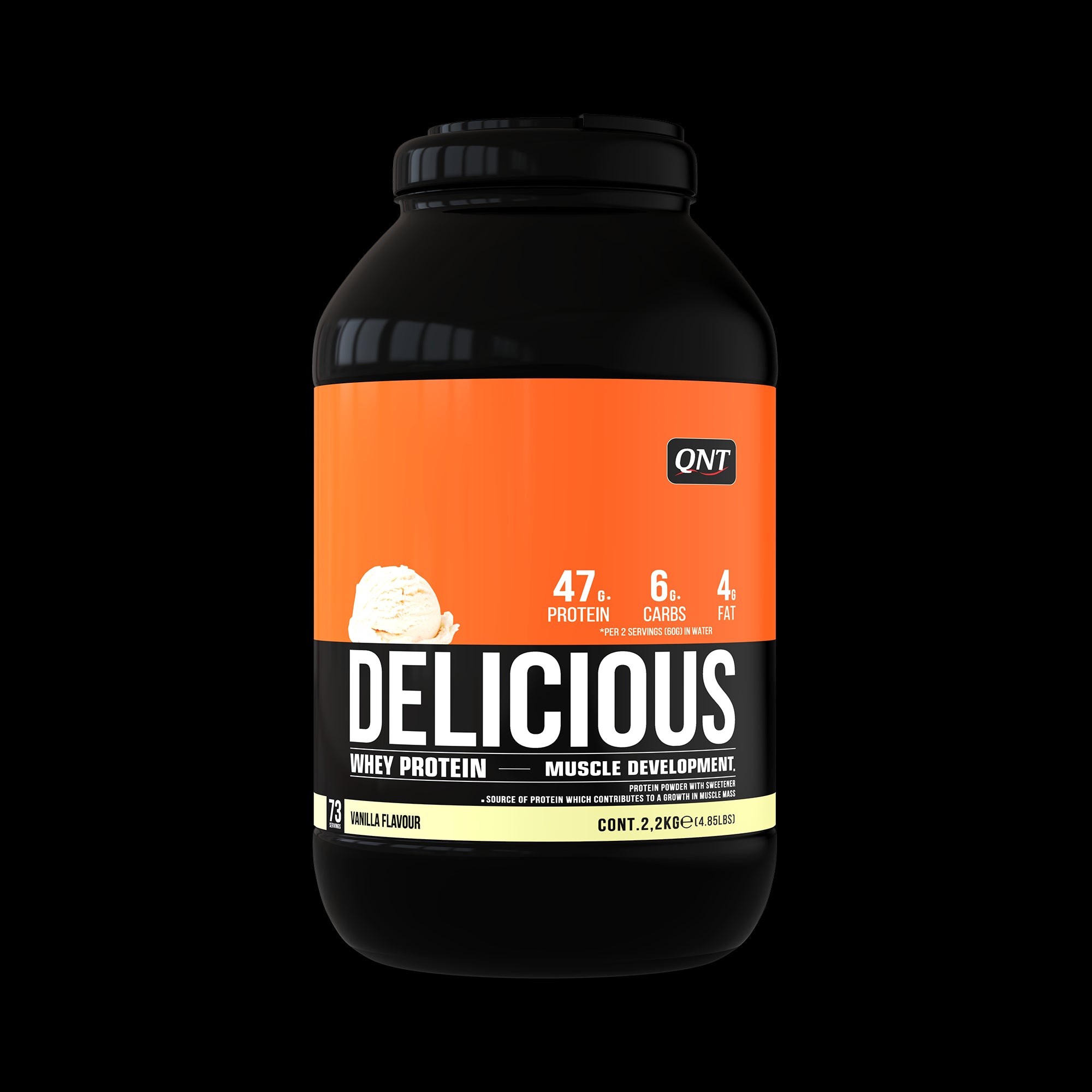 Delicious Protéines Whey Poudre | 2,2 kg Vanille