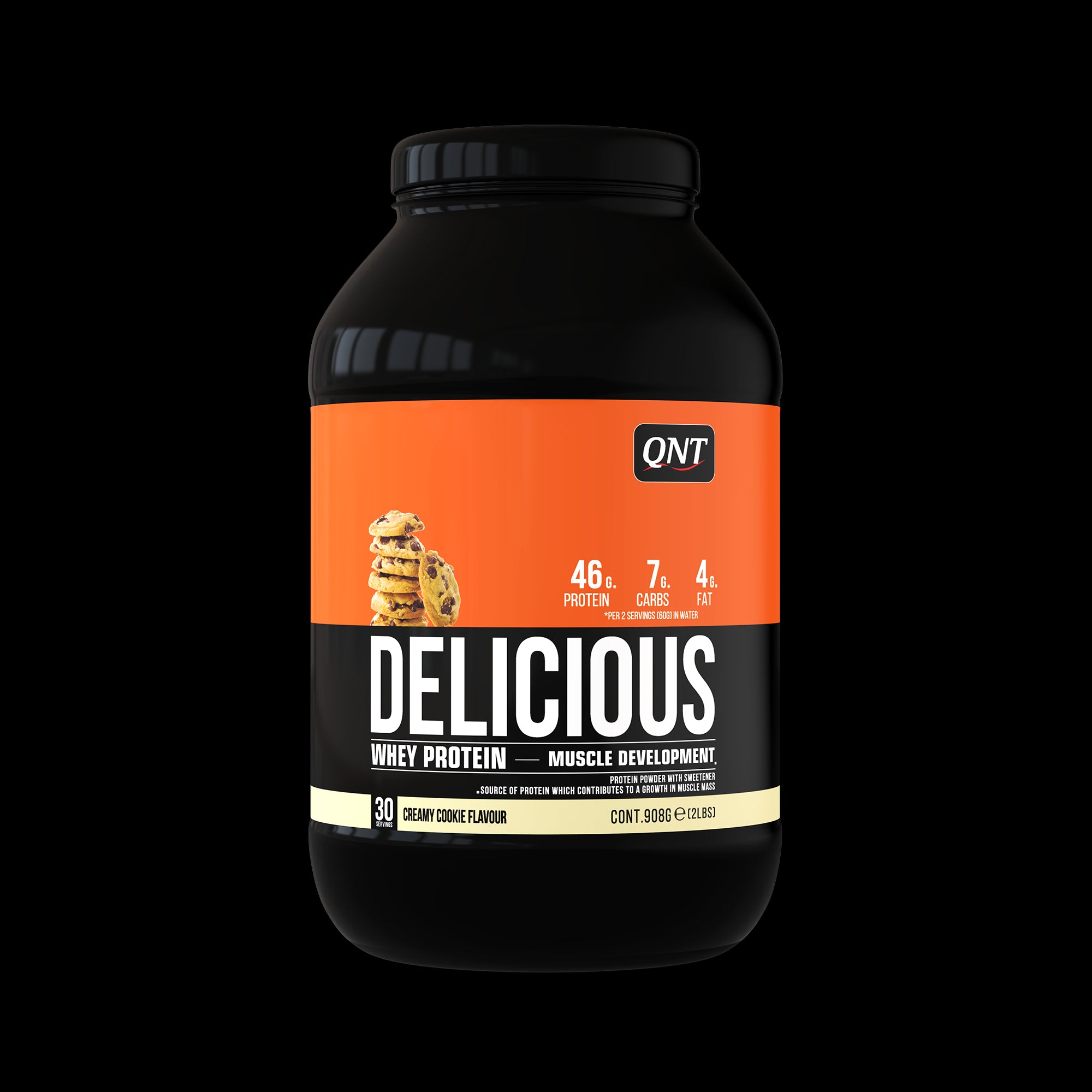 Delicious Protéine Whey Poudre | 908 g Crème de cookie