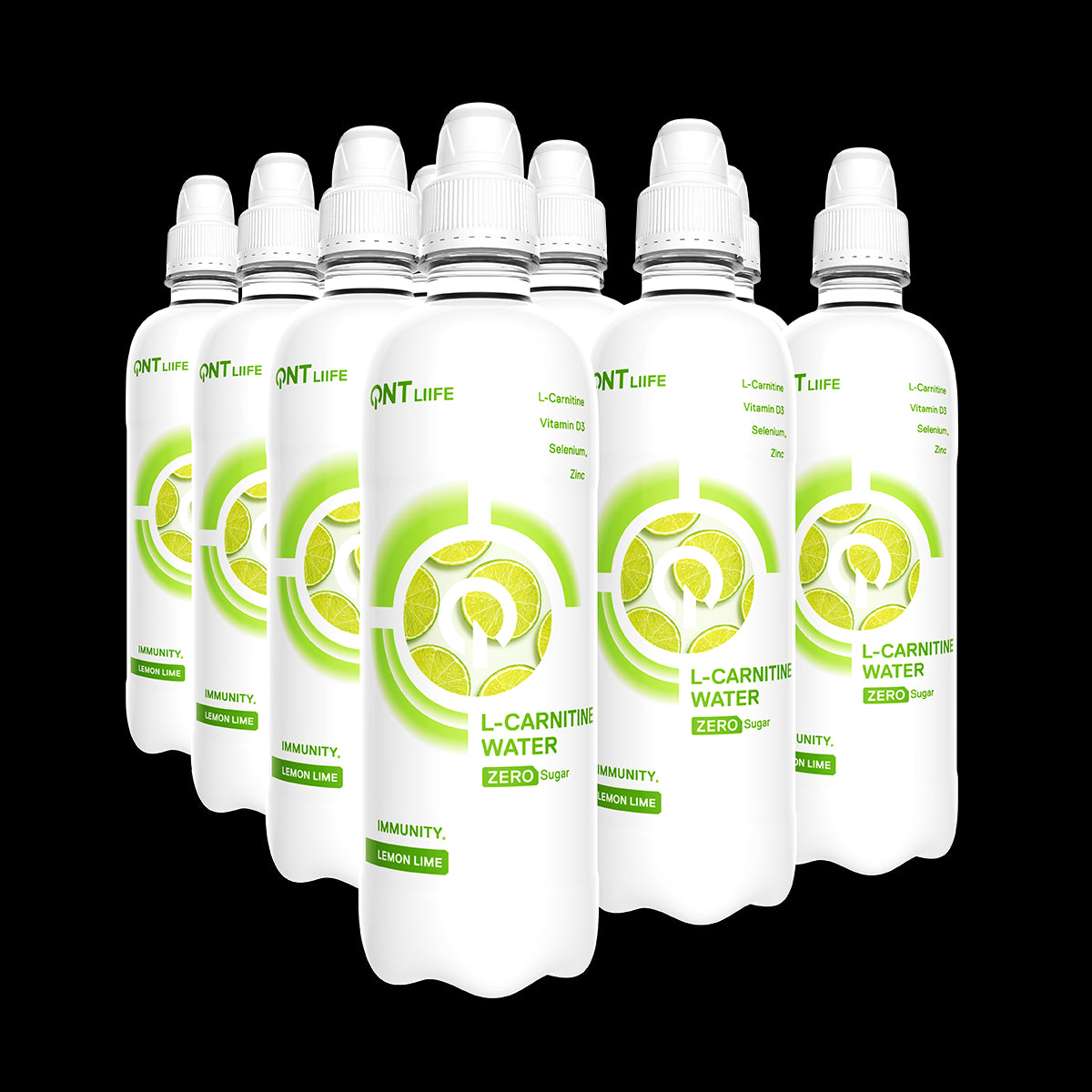 L-Carnitine Water | 12 x 500 ml | Citron vert