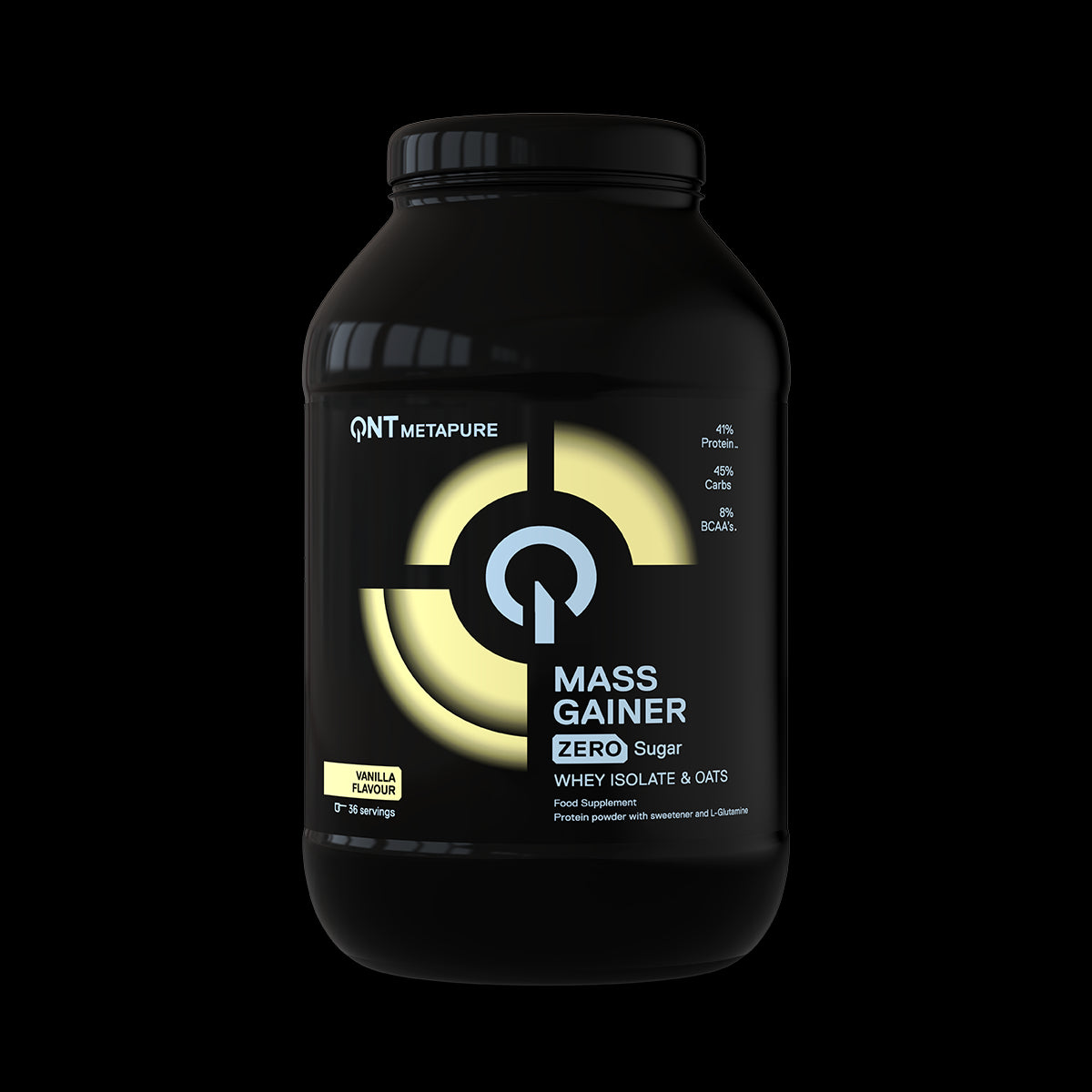 Metapure Mass Whey Protéine Isolate Gainer Vanille | 1815 g