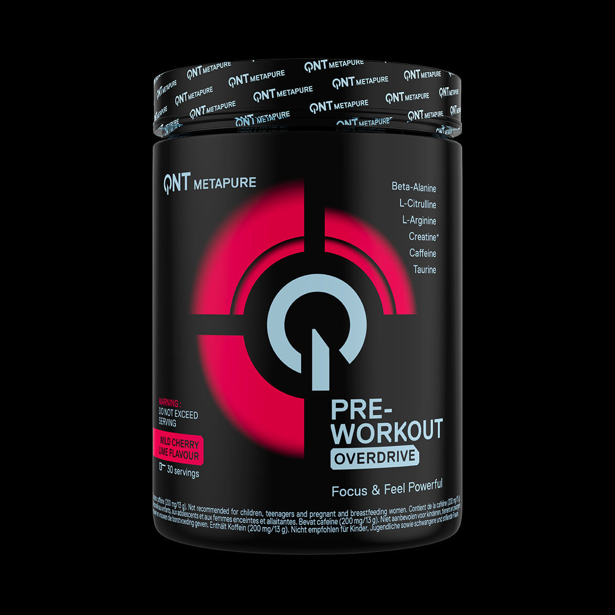 Metapure overdrive pre workout Cerise - Citron| 390G