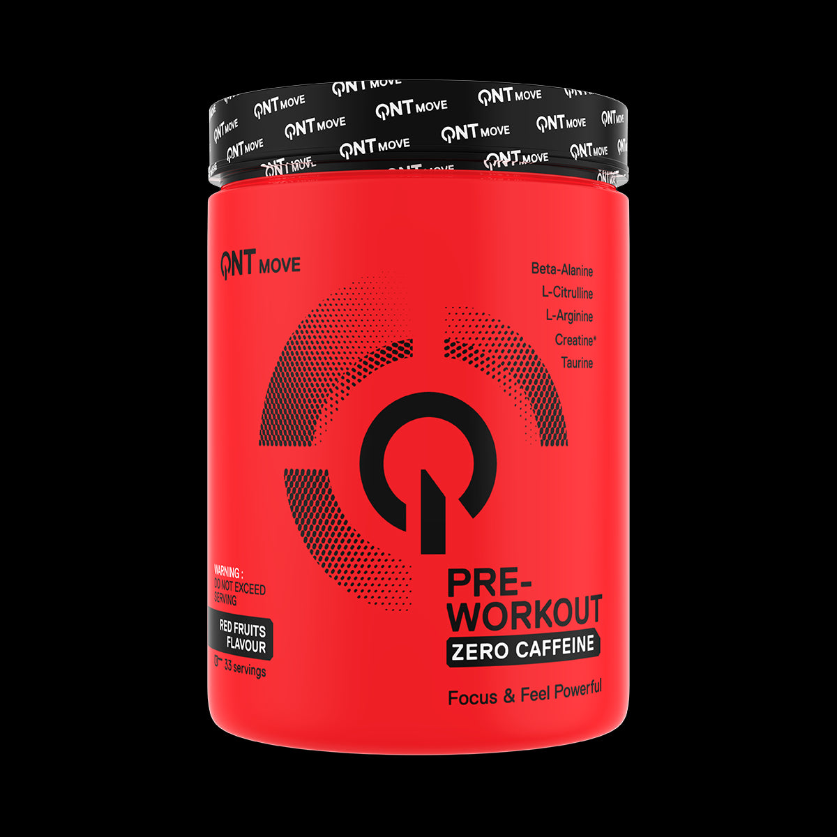 Pre Workout sans caféine Pump RX  | 300 g Fruits rouges