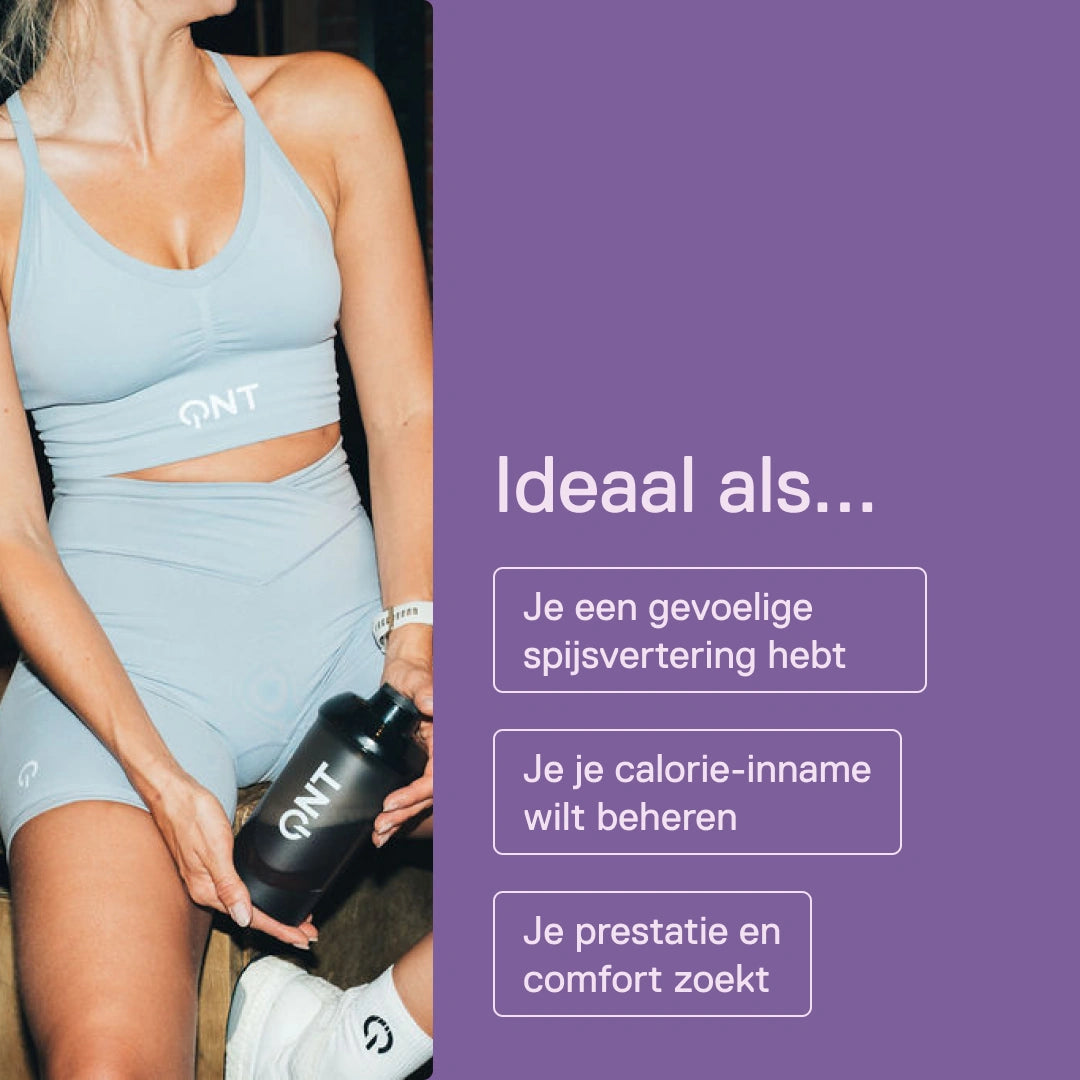 Light Digest Whey QNT Witte chocolade – ideaal als je een gevoelige spijsvertering hebt, je calorie-inname wilt beheren of prestatie en comfort zoekt