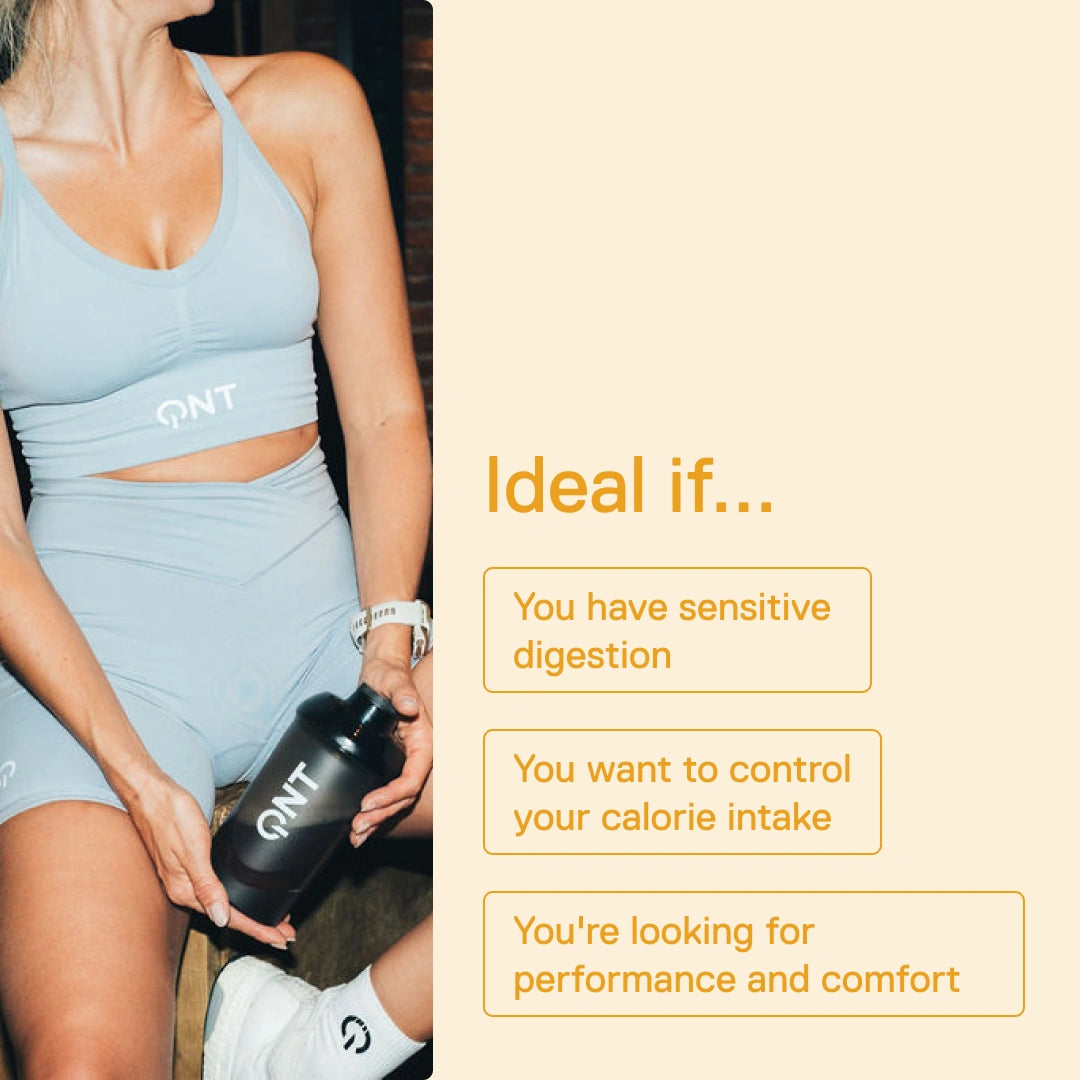 QNT Light Digest Whey Banana – ideal if you have sensitive digestion, want to control your calorie intake or are looking for performance and comfort