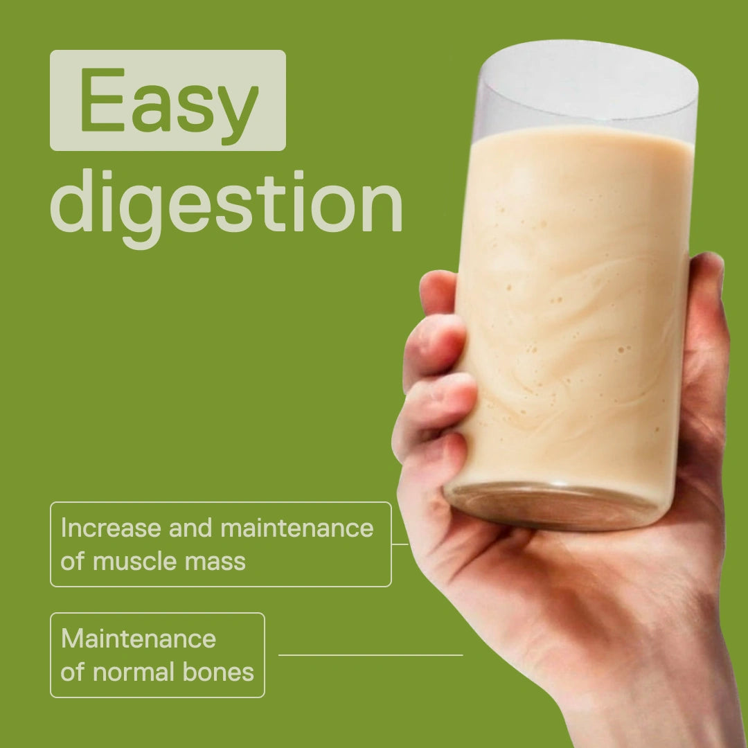 QNT Light Digest Whey Pistachio shake – easy digestion; protein contributes to the growth and maintenance of muscle mass and the maintenance of normal bones