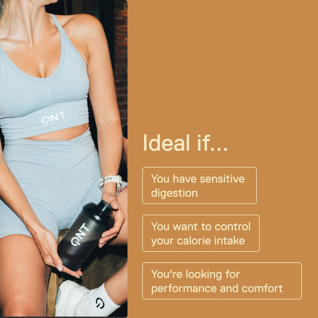 QNT Light Digest Whey Salted Caramel – ideal if you have sensitive digestion, want to control your calorie intake or are looking for performance and comfort