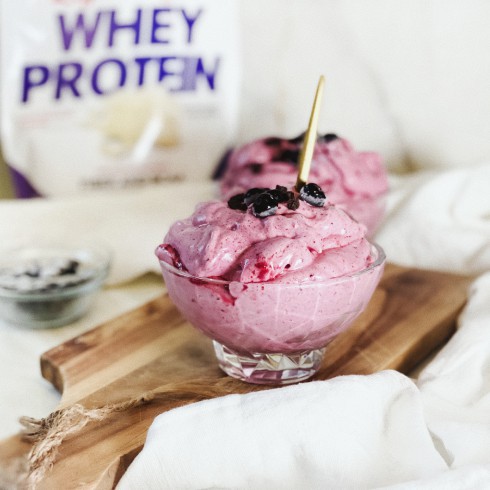 Eiwit frozen yoghurt