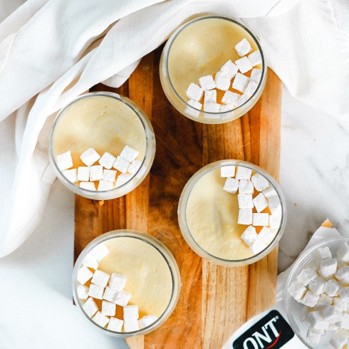 Homemade coconut protein pudding Homemade coconut protein pudding