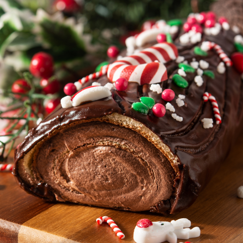 CHOCOLATE LOG CAKE CHOCOLATE LOG CAKE
